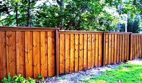 Fence staining